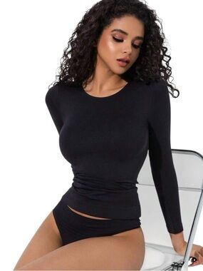 🔃Black Long Sleeve Compression Shirt